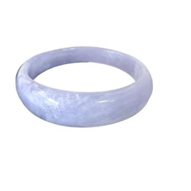 Imagem de DATOA Bracelete geométrico grosso acrílico marmorizado, colorido, irregular, resina acetato, pulseira larga joia para mulheres, adjustable, Acrílico, Sem Pedra Preciosa