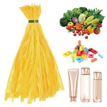 Imagem de Rrlihjgu Sacos de para Produtos,100 Unidades Sacos Elásticos para Cebolas com Fechos de Laço - 38 Cm Reutilizável Para Conservação De Alimentos | Cozinha E Compras