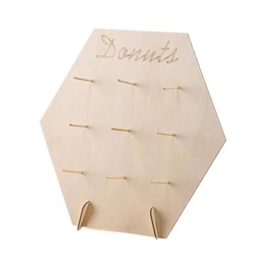 Imagem de Rrlihjgu Donut Stand | Expositor De Donuts De Com 9 Pegos - Suporte Reutilizavel Para Donuts Para Catering Centerpieces De Aniversario Festa De Cafe Casamento | Buffet Mesa De Jantar Jantar