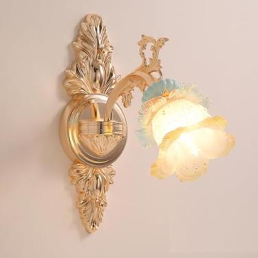 Imagem de Luminária de parede contemporânea de cristal para interiores, estilo europeu, luxuosa, com LED, para decoração de sala de estar, quarto, escritório, quarto modelo, hotel, casa de campo, corr