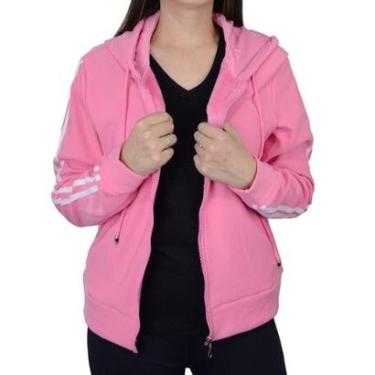 Imagem de Blusa Feminina Facinelli By Mooncity Moletom Peluciado Rosa - 670329-Feminino