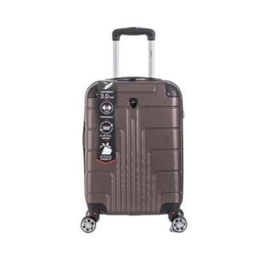 Imagem de Mala Bordo Padrão Anac Expansor Rodas 360º Zíper Antifurto-Unissex