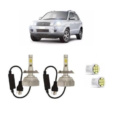 Imagem de Kit Lâmpadas Super Led Farol Alto Baixo Tucson 2006 À 2013 - GP