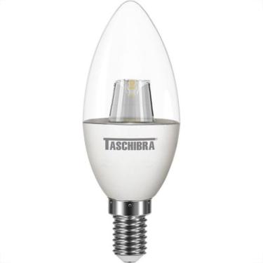 Imagem de Lampada Led Vela Taschibra 3W 2700K Clara Tvl25, Clara