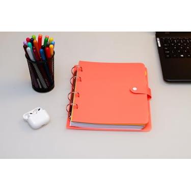 Imagem de Confetti Caderno Argolado Médio 100 Fls - Splash - Laranja