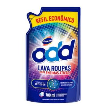 Imagem de lava roupas liquido odd lavagem completa refil 700ml