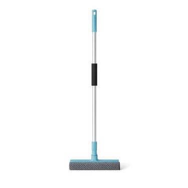 Imagem de Rodo Multiuso Retrátil com Cabo Ajustável, Borracha de Alta Eficiência, Ideal para Limpeza de Pisos, Janelas, Vidros e Áreas Externas – Leve, Resistente e Super Prático