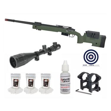 Imagem de Rifle Airsoft Sniper M40 A5 Vsr10 Sa-s03 + Kit