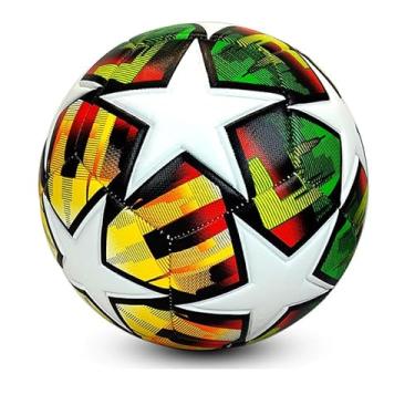 Imagem de Bola de futebol, atividades esportivas ao ar livre e interna, escola, antiexplosão, design clássico, treinamento, prática, futebol-Ero-02 verde amarelo