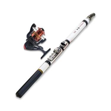 Imagem de Vara de Pesca 2,7 Telescópica Ultra Light Fibra de Carbono Retrátil Re