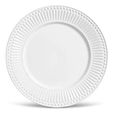 Imagem de Jogo C/ 6 Pratos Raso Roma Branco Ø26cm Porto Brasil