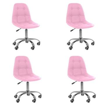 Imagem de Cadeira Office Eiffel Botonê Ajustável Oficial Giratória - Oficial Web