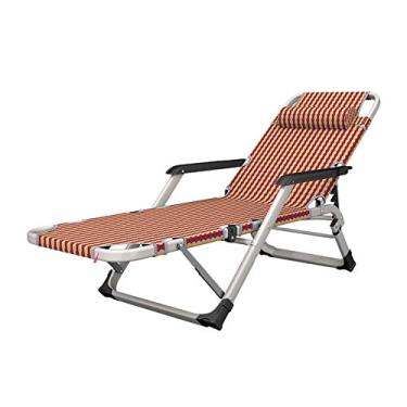 Imagem de LMJYU Cadeira reclinável dobrável, cadeira de gravidade zero, cadeira de acampamento, espreguiçadeira de praia