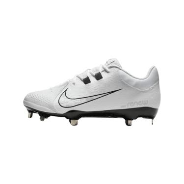 Imagem de Nike Chuteira feminina Hyperdiamond 4 Pro (FZ0922-101, branco/preto/cinza lobo), Branco/Preto/Cinza Lobo, 42