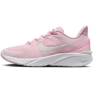 Imagem de Nike Tênis infantil unissex Star Runner 4 NN GS, Espuma rosa/cúpula branco-branco, 37.5 EU