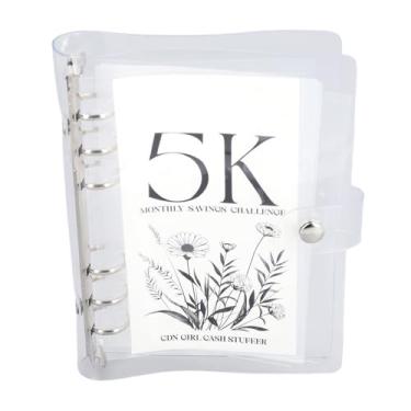 Imagem de Generic Pasta de Dinheiro, Pasta Versátil de Portfólio à Prova d'água Resistente a Rasgos Com 6 Furos para Dinheiro para Férias (5k)