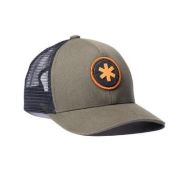 Imagem de Boné  Trucker Telinha Aba Curva Ajuste Traseiro Modelo Green D Maktub-Unissex