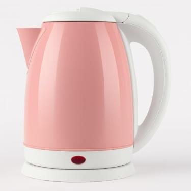 Imagem de Chaleira Elétrica Inox Rosa 1,8L - Rápida, Segura e Ideal para Chá e Café - Aquecimento Eficiente 127V 1000W