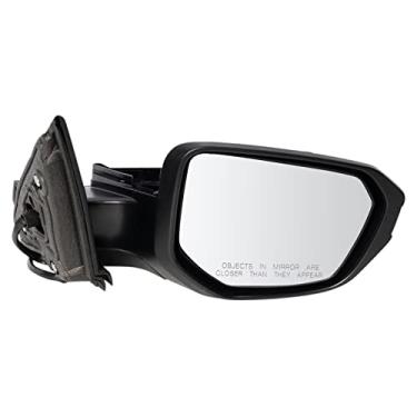Imagem de TRQ Espelho retrovisor lateral para combinar com o lado do passageiro RH para Civic Hatchback Type R LX Sport