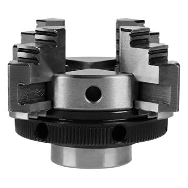 Imagem de Generic Portátil 4 Mandíbula Mini Mandril de Torno 50mm Auto Centralização Torno Mandril K02-50 Manual para de Madeira