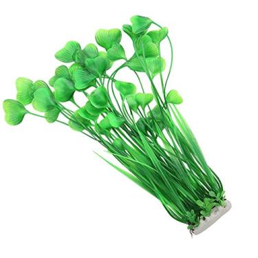 Imagem de Generic Ornamento de Planta de Aquário de Grama de água de Plástico Ecológico, Decoração de Realista para Tanque de Peixes, Seguro para Peixes, Ideal para Criar Mundo Subaquático, Rosa/verde/vinho