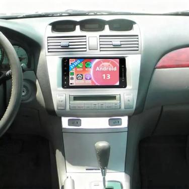 Imagem de Surakey Rádio automotivo de 2 + 32 G para Toyota Solara 2004-2008 7 polegadas, Android 13, estéreo para carro CarPlay, sem fio, Android, Auto, unidade principal, Bluetooth, WiFi, SWC, GPS, tela