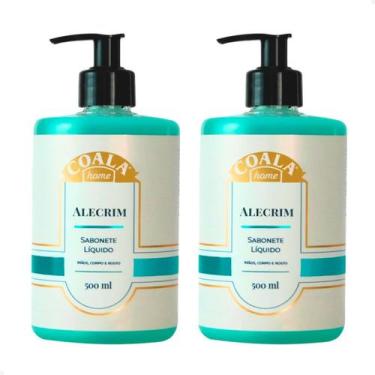 Imagem de Kit 2 Sabonete Líquido Coala Home Alecrim 500ml. Para Mãos e Corpo,Des