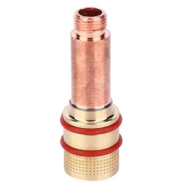 Imagem de Hyuduo Tocha de Soldagem TIG, WP17 WP18 WP26 Guia de Filtro de Tocha de Soldagem Com Tampa de Vidro Transparente, Resistente à Oxidação, Corrosão e Alta Temperatura, para Clipe de (1,6 mm)