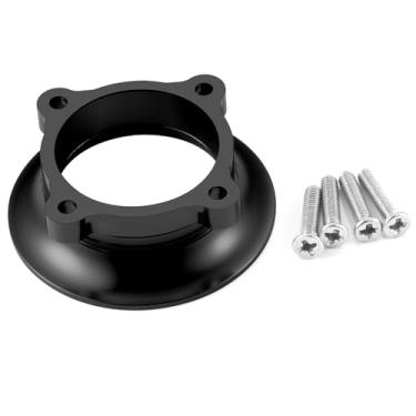 Imagem de MORFUM Metal Cooling Fan Cover Air Inlet Channel ESC Cooling Fan Heatsink or 1/10 RC Sakura D4 Drift Car Model Racing Car, Mounting Hole Distance 25mm (Black)