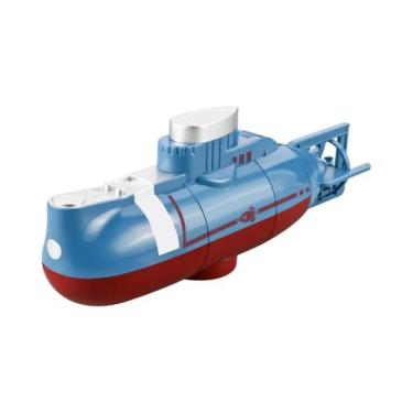 Imagem de Mini Submarino RC Para Crianças, Barco De Controle Remoto À Prova d'Ág