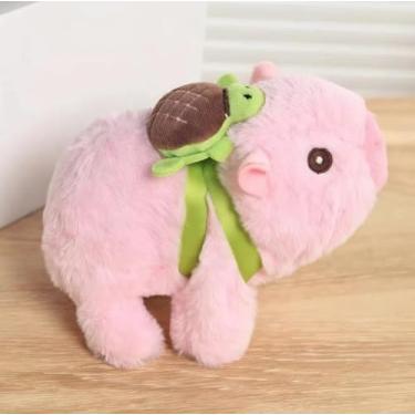 Imagem de Capivara Filó Pelúcia Antialérgica com Mochila (Rosa)