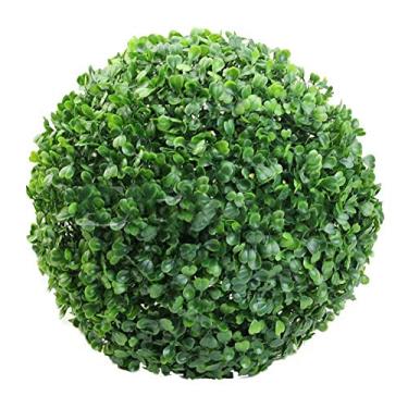 Imagem de Sonew Planta de Plástico Verde Bola Decoração Ao Ar Livre Festa de Casamento Plantas Grama Bola 1 Peça (3)