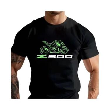 Imagem de Camiseta Casual Engraçada Oversized Com Estampa De Moto Z 900 Maglia p