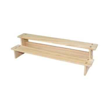 Imagem de Suporte Expositor De Joias De Madeira Multicamadas Para Doces E Cupcak