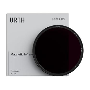 Imagem de Urth Filtro de lente infravermelho magnético (R72) de 43 mm (Plus) — Fotografia IR de espectro de 720 nm para lentes de câmera DSLR digital e SLR