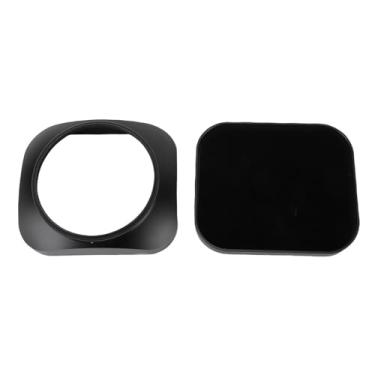 Imagem de aqxreight Capa de Lente Quadrada de 67 Mm Capa de Lente de Câmera Em Liga de Alumínio Com Tampa Frontal Preta para Fotografia