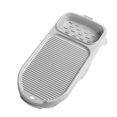 Imagem de BAFOVY Mini Tábua de Lavar Roupa Portátil Com Saboneteira para Lavar Roupas à Mão, Design Compacto 2 Em 1 para Dormitório e Banheiro