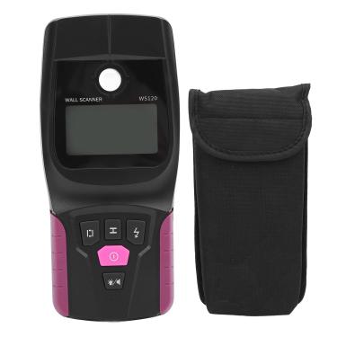 Imagem de Scanner de parede Display LCD Detector eletrônico de alta precisão para pinos de metal de madeira Detecção de tubo de feixe de fio AC Melhoria residencial profissional