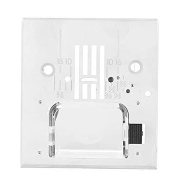 Imagem de Placa de agulha de costura de plástico durável de substituição Q235 Placa de agulha de aço de alta precisão para máquinas de costura SC022 2639 2662 CE100 CE200 Tamanho 7,7 x 8,5