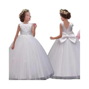 Imagem de Vestido De Festa De Aniversário Para Meninas Com Contas, Vestido De Co