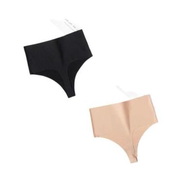 Imagem de Conjunto De Calcinhas De Seda Satin Sem Costura De Cintura Alta Para M