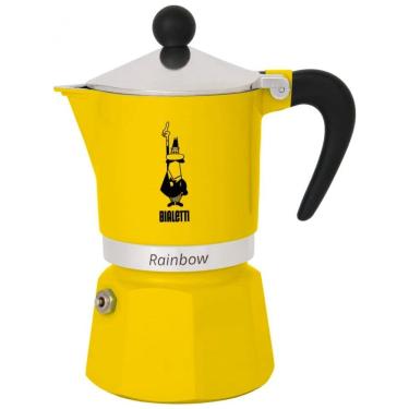 Imagem de Cafeteira de Café Expresso Manual Italiana, Bialetti 4982, Amarelo