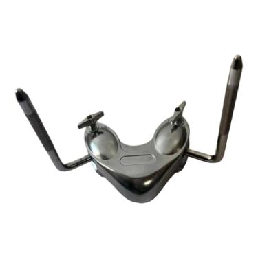 Imagem de oshhni Suporte ajustável para tom de tambor, peça para instrumento, suporte estável, ferragens, de montagem para tom de tambor para shows ao vivo e, Sem Tubo