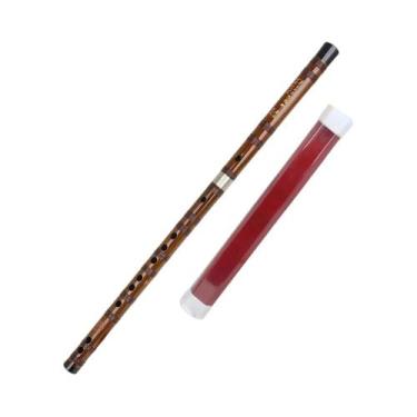 Imagem de Flauta De Bambu Profissional Dizi, Flauta Transversal, Instrumento Mus
