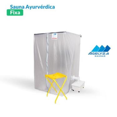Imagem de Sauna Residencial Ayurvédica Fixa com Vaporizador e Acessórios - Agely