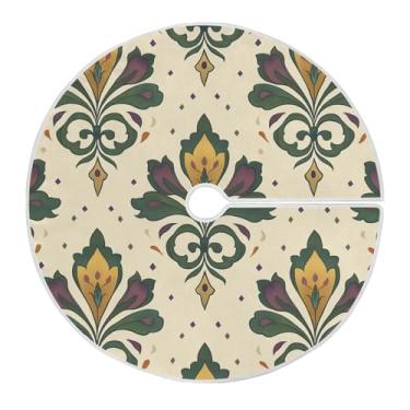 Imagem de ATTX Saia para árvore de carnaval de 118 cm – decoração festiva para festas de ano novo e carnaval #353