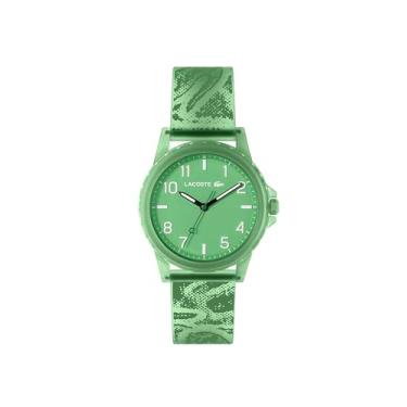 Imagem de Lacoste Relógio Rider Teens 3H de quartzo, pulseira de silicone – contemporâneo, elegante – relógio moderno premium – presente para ele ou ela, 36 mm, Verde