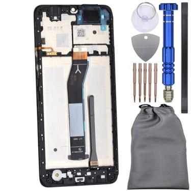 Imagem de Digitalizador de tela sensível ao toque com moldura para Xiaomi Redmi A3 Preto 6.71