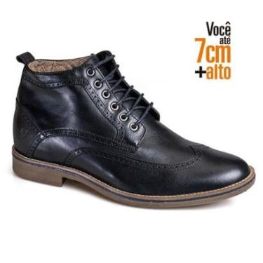 Imagem de Bota Rafarillo Coturno Masculina Couro Aumenta Altura-Masculino