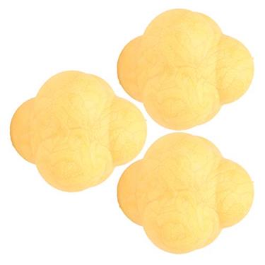 Imagem de Generic Bola de Reação Durável Bola de Treinamento de Coordenação Mão-olho para Esportes Fitness Conjunto de 3 Peças para Boxe, Vôlei, Beisebol, Hóquei, Futebol TPR Preto 2,8 X 2, X, pol. (#3)